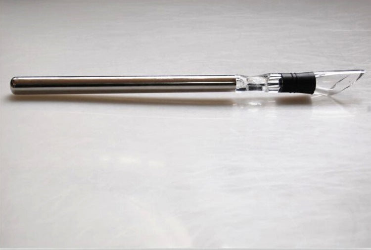 New 2-in-1 Stainless Steel Wine Chiller Stick with Pourer
