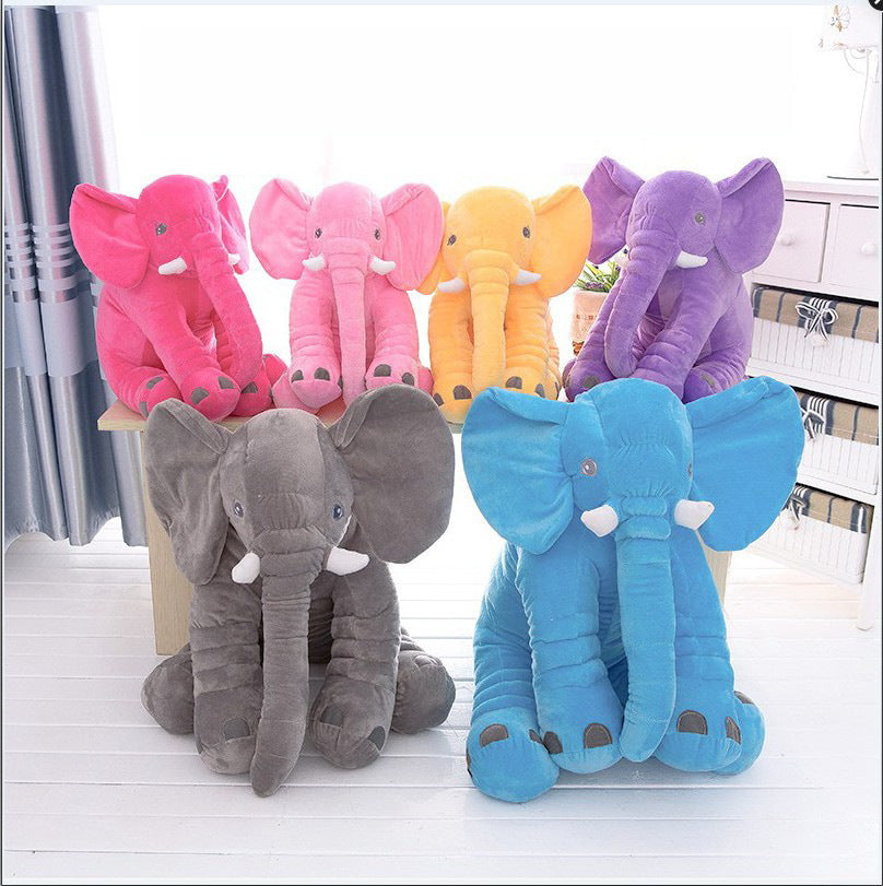 Soft Comfort Elephant Plush Toy – Sleep Companion & Cuddly Pillow