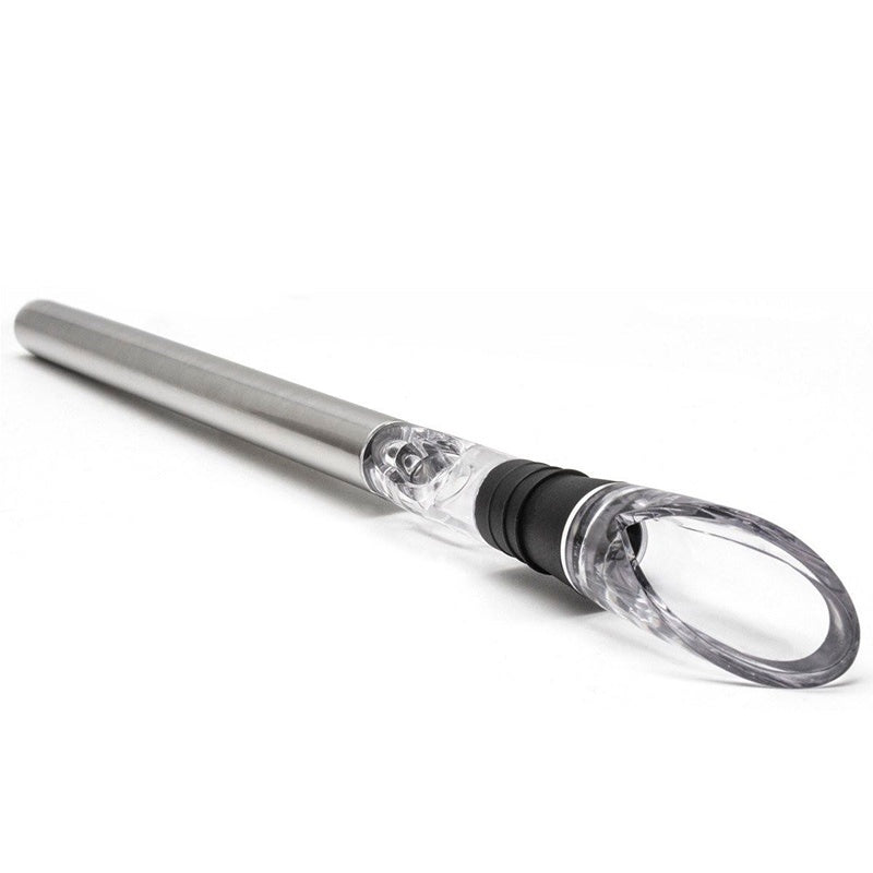 New 2-in-1 Stainless Steel Wine Chiller Stick with Pourer