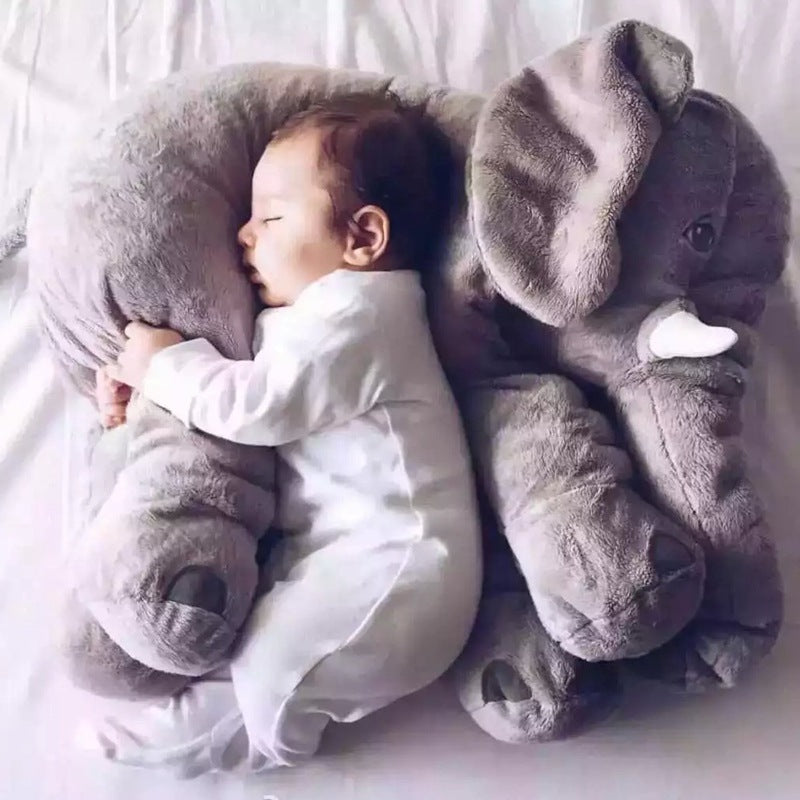 Soft Comfort Elephant Plush Toy – Sleep Companion & Cuddly Pillow